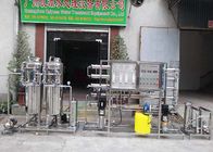 Two Stage RO Water Treatment for Ultra Pure Water with SUS304 Pipe / Tank