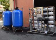 Reverse Osmosis RO Water Treatment System With Blue FRP Tank Sand Filter / Carbon Filter