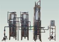 60Hz Ion Exchange Water Treatment System , Fiber Glass SS 304 Mixed Bed Filter 500LPH RO Deionized Water Equipment