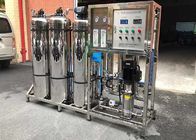 2.5KW Water Softener Treatment Systems 1000LPH RO Plant With Sand / Carbon And Softener Filter SUS304