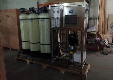 Industrial Water Softener System Remove Hardness With PLC Touch Screen Control