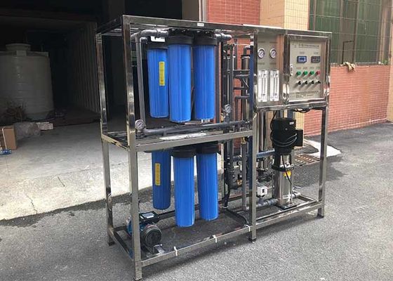 1000LPH RO System 25um/5um/1um PP Filter Water Treatment Plant OEM ODM