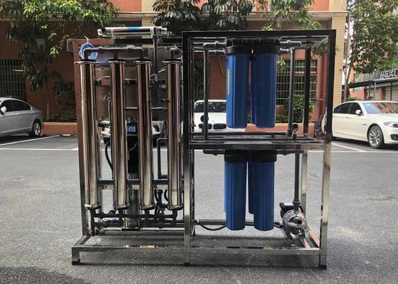 1000LPH RO System 25um/5um/1um PP Filter Water Treatment Plant OEM ODM