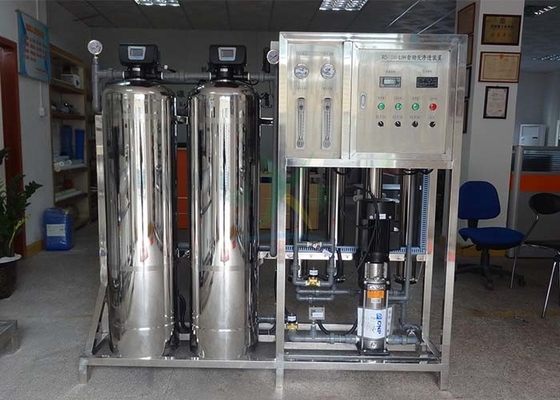 Automatic SS304 316 1000L/H Water Treatment Plant RO Water Filter System Purification Machine