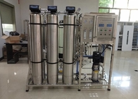 FRP Reverse Osmosis Filtration Systems 500L RO Mineral Pure Water Desalination Filter Machine With Sand Filter