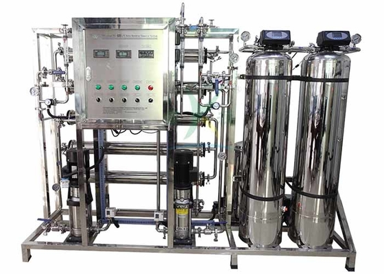 500LPH  Double Stage RO System Water Treatment Plant For Pharmaceutical Hospital Dialysis