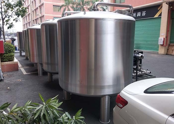 100T/H Automatic Stainless Steel Tank Industrial Water Filtration Plant Frequency Conversion Water Reuse System