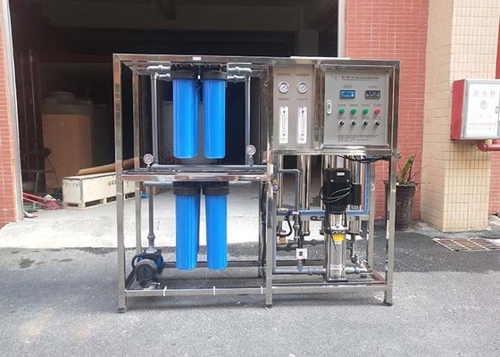 1000 liter / H 25um 5um 1um PP Filter Water Treatment Plant Water Purifier With Pump Carbon Filter RO Membrane UV