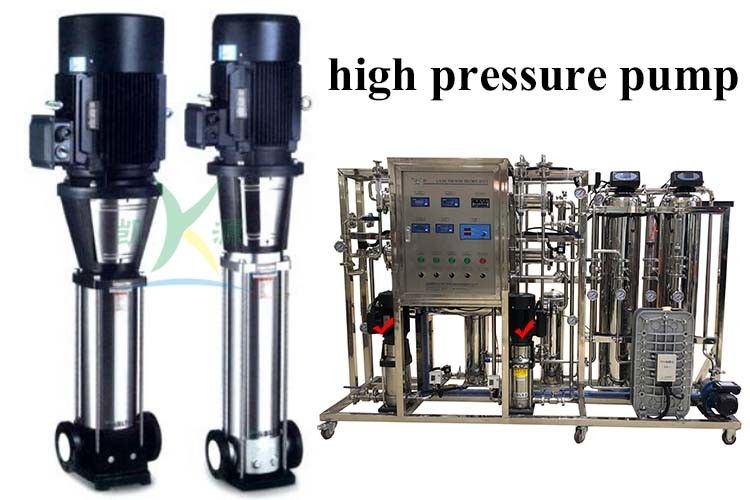 High Pressure Pure Water Pump Reverse Osmosis System With SS304/SS316 Material