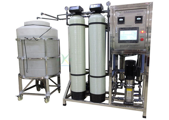 500LPH Seawater Desalination System / Purifying Machine For Direct Bottle Drinking