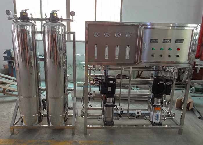 Stainless Steel Reverse Osmosis Water Filter Treatment System 500 L/H