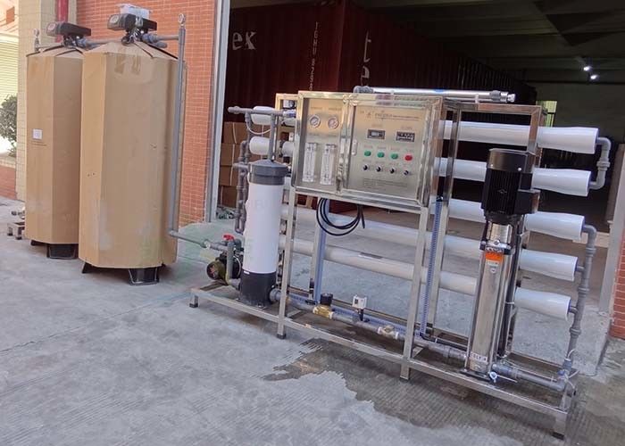 TDS 6000PPM Brackish Water System Salty Desalination Plant 2000LPH With USA DOW Membrane