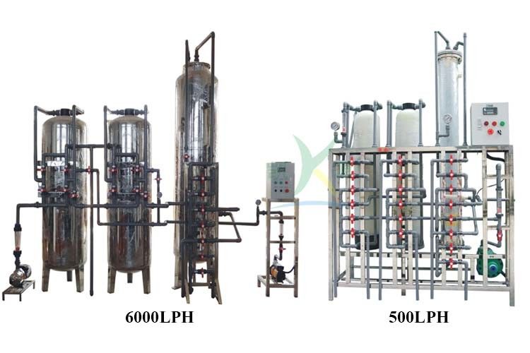 High Speed Tank Ion Exchange Water Treatment Plant 3000LPH 1 Year Warranty