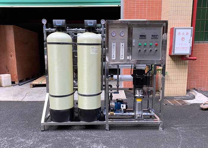 380V 50Hz 1000LPH Brackish Water System / RO Water Purification Plant System
