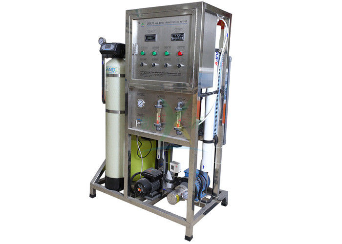 RO Seawater Desalination Machine , Reverse Osmosis Water Filtration System