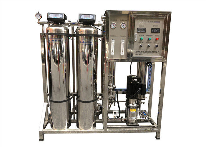 High Power RO Water Purifier Machine , Pure Drinking Water Treatment System 500 LPH
