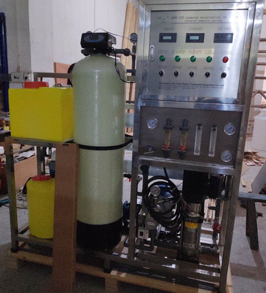 Reverse Osmosis Sea Water Purification System , Seawater Desalination Plant