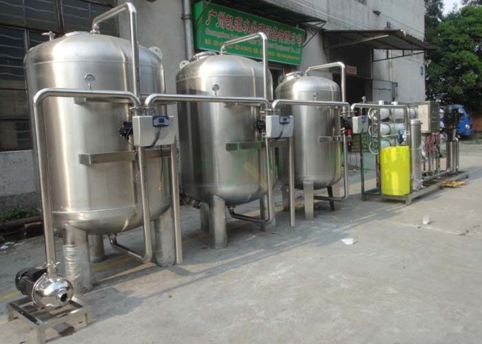 Stainless Steel 10 Ton / H Brackish Water RO System