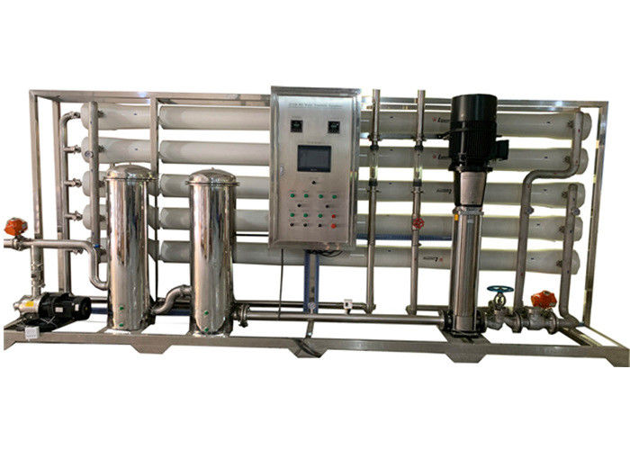 High Recovery Rate FRP 20 TPH RO Water Treatment System With UV Sterilizer