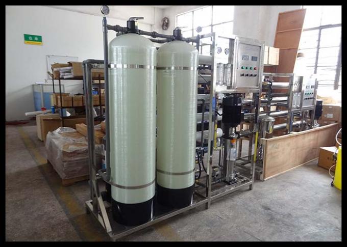1000LPH Brackish Water RO System , Drinking Water Treatment Plant