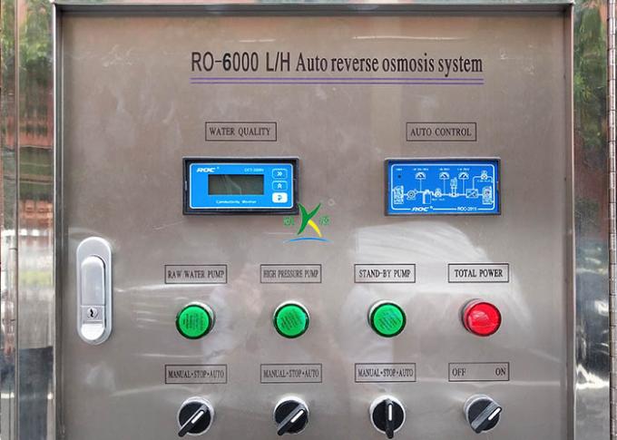 6TPH RO Water Treatment System Industry Deionized Pure Water Plant