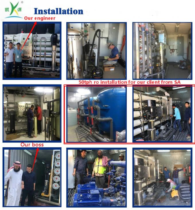 50000GPD Industrial Agriculture Reverse Osmosis RO Systems Of Underground Well Water Treatment Plant In Mobile Container 5