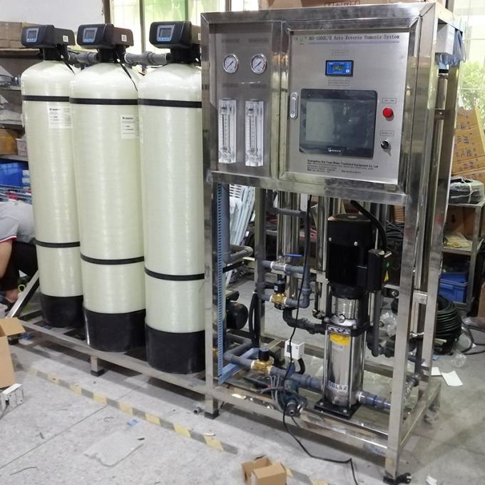 1000LPH Auto Control Deionized Water Purifier 5000GPD Industrial Reverse Osmosis Water System Plant RO Machine 0