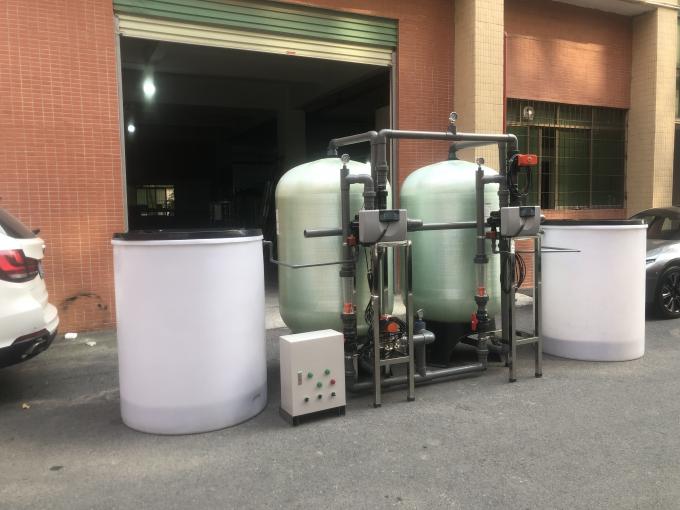 15000L/H FRP Tank Well Water Treatment Purification Plant Water Softener System Pre-treatment Water Filtration Filter 4