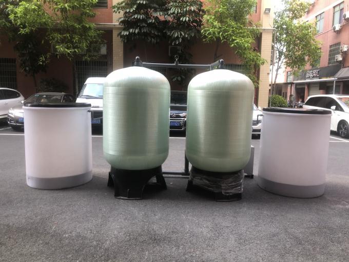 15000L/H FRP Tank Well Water Treatment Purification Plant Water Softener System Pre-treatment Water Filtration Filter 2