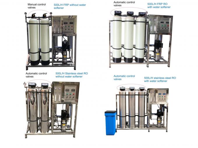500L/H Industrial Reverse Osmosis Auto Water Treatment Filter Plant Small RO Purification Machine Filtration System 1
